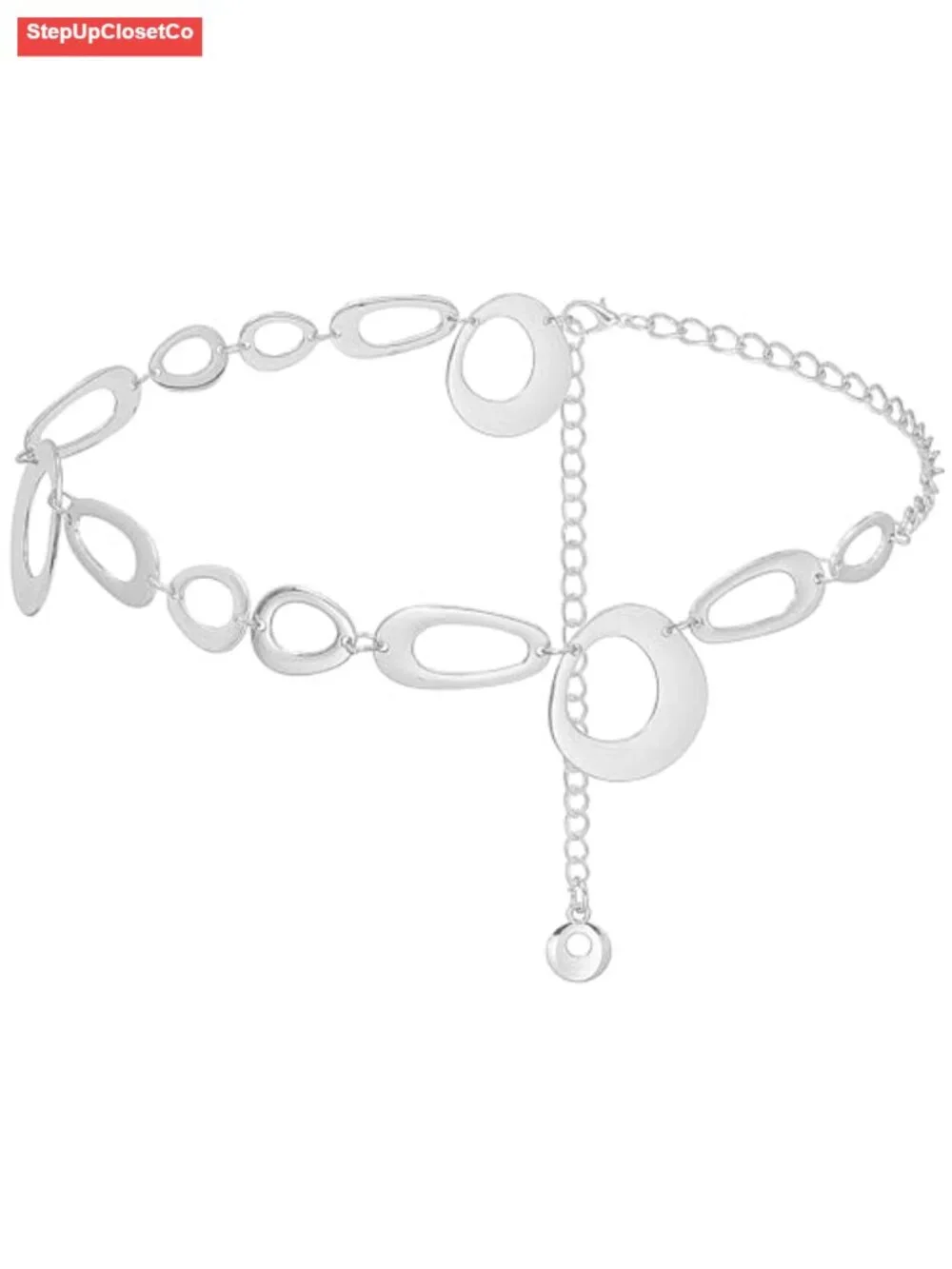 Women's Metal Waist Chain Belt Adjustable Lobster Clasp Vintage Style